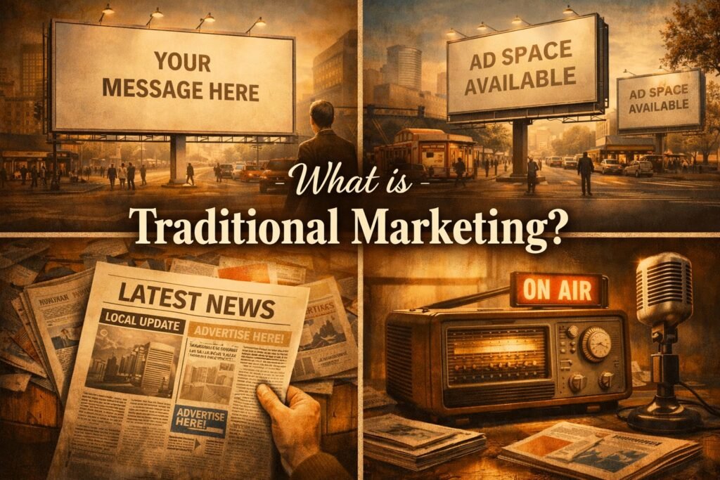 What is Traditional Marketing