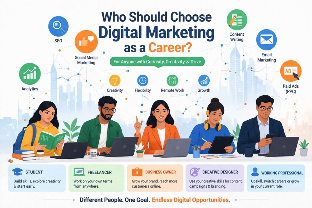 Who Should Choose Digital Marketing as a Career