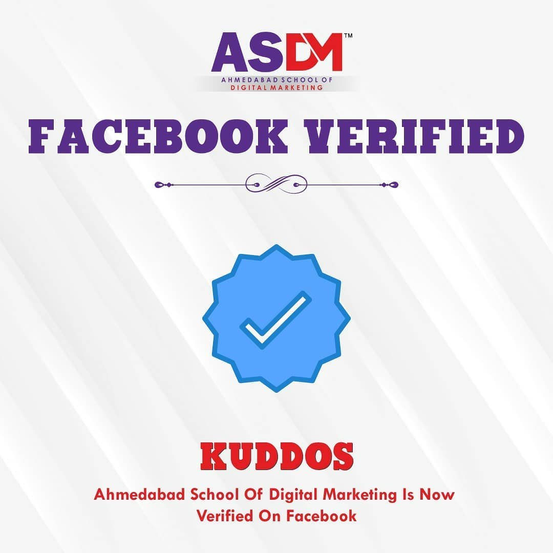 FIRST BRAND IN THE DIGITAL MARKETING FIELD TO GET VERIFIED BY FACEBOOK