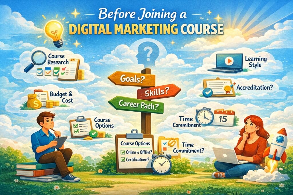 Decision Framework Before Joining Any Digital Marketing Course