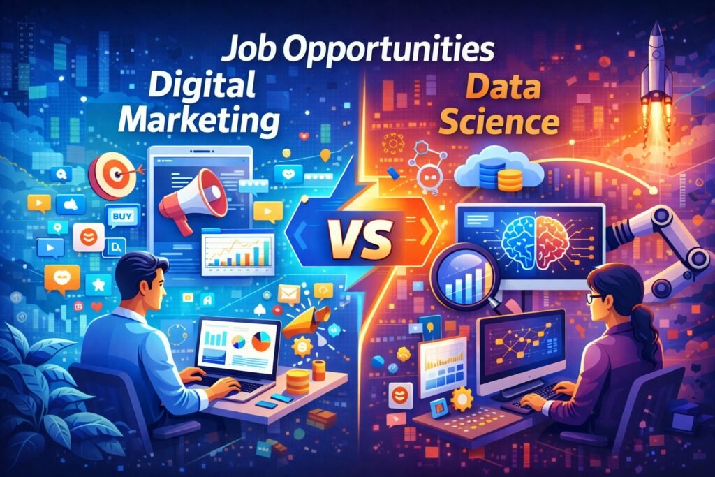 Job Opportunities – Digital Marketing vs Data Science