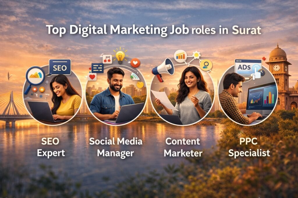 Top Digital Marketing Job Roles in Surat