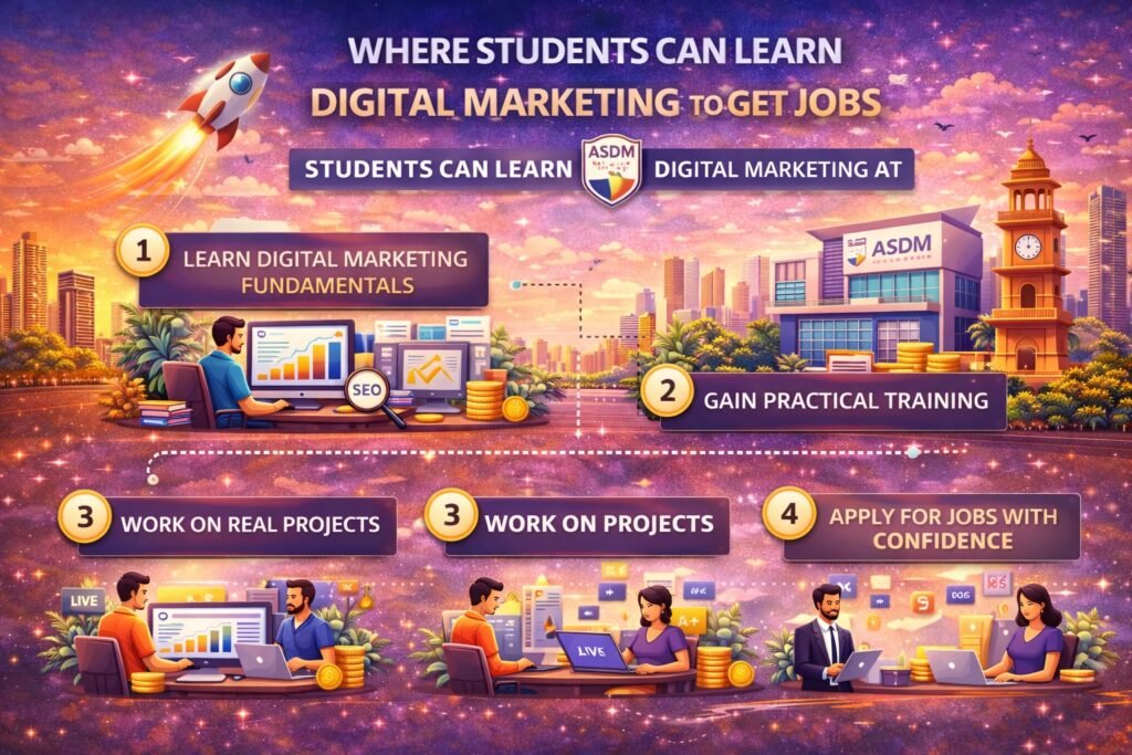 Where Students Can Learn Digital Marketing to Get Jobs