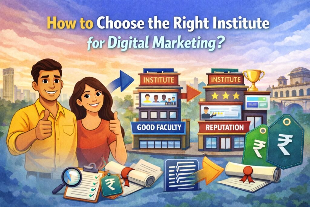 How to Choose the Right Institute for Digital marketing