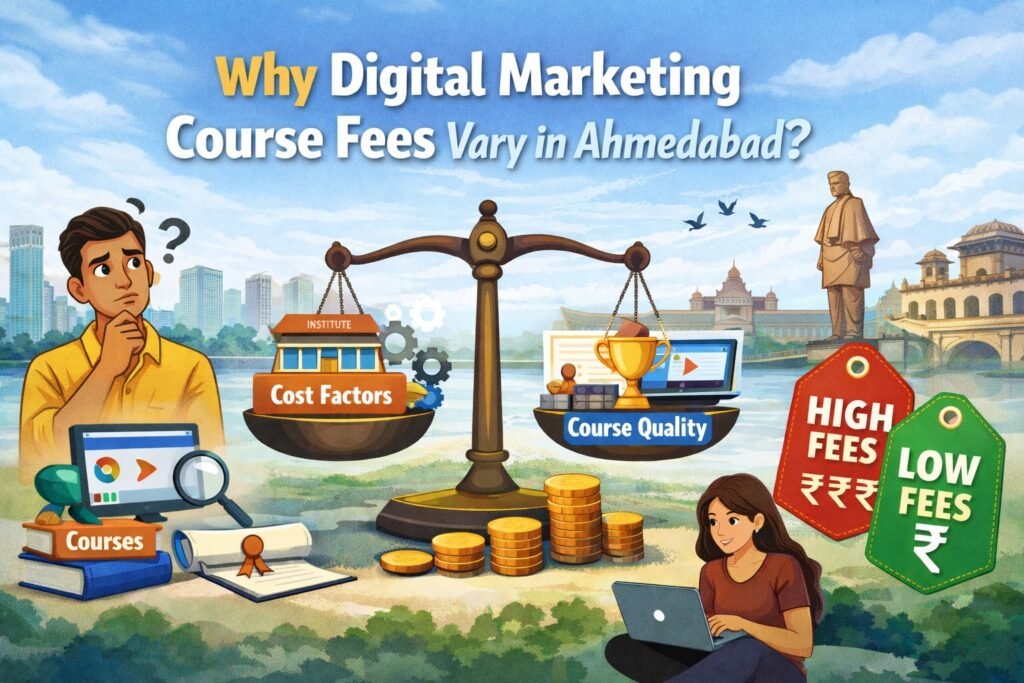 Why Digital Marketing Course Fees in Ahmedabad Are Different