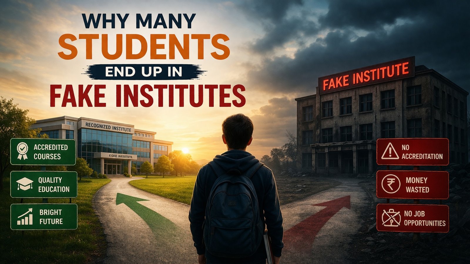 Fake vs Real Digital Marketing Institutes in Ahmedabad - ASDM Institute