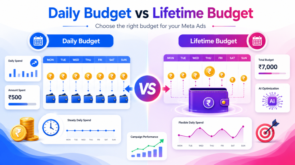 What is the difference between Daily Budget and Lifetime Budget