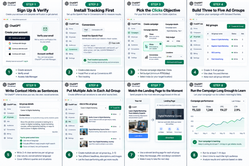 How to Launch Your First ChatGPT Ads Campaign Career in Digital Marketing