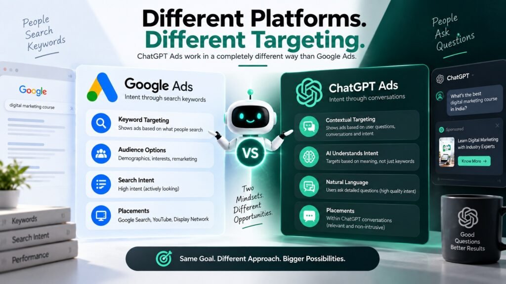 hatGPT Ads Targeting Works Nothing Like Google Ads
