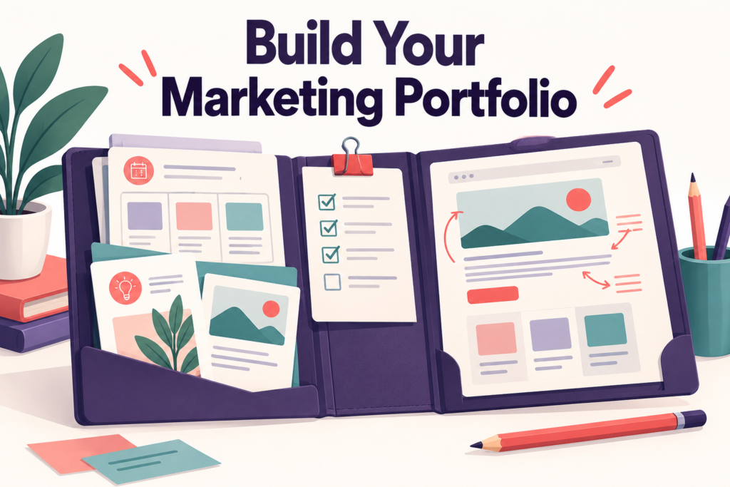 How to build a digital marketing portfolio from course assignments