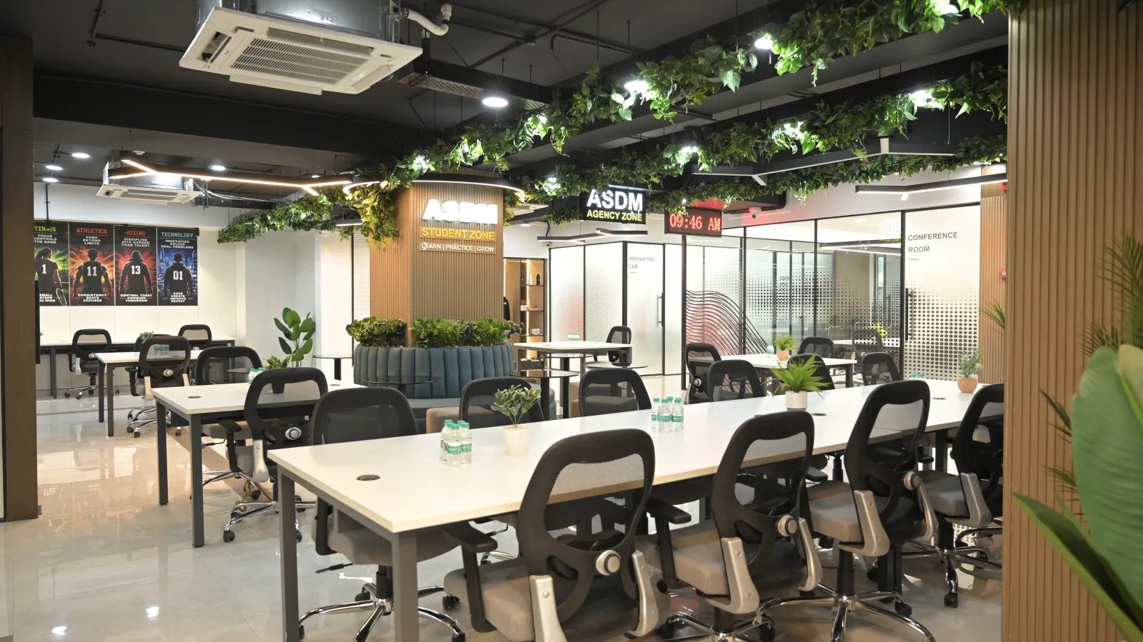 Spaces to collaborate at ASDM Surat campus