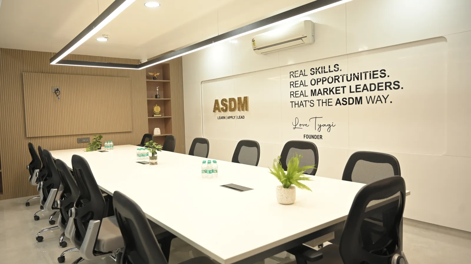 Room for conversations at ASDM Surat campus