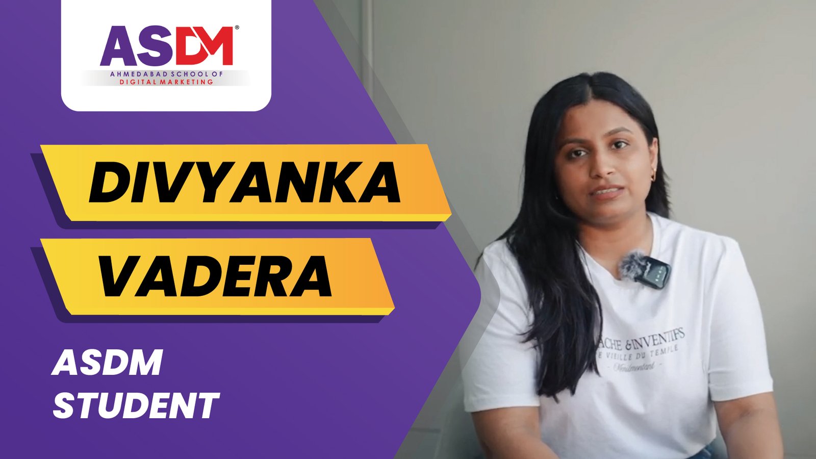 ASDM Surat Institute Students Testimonial