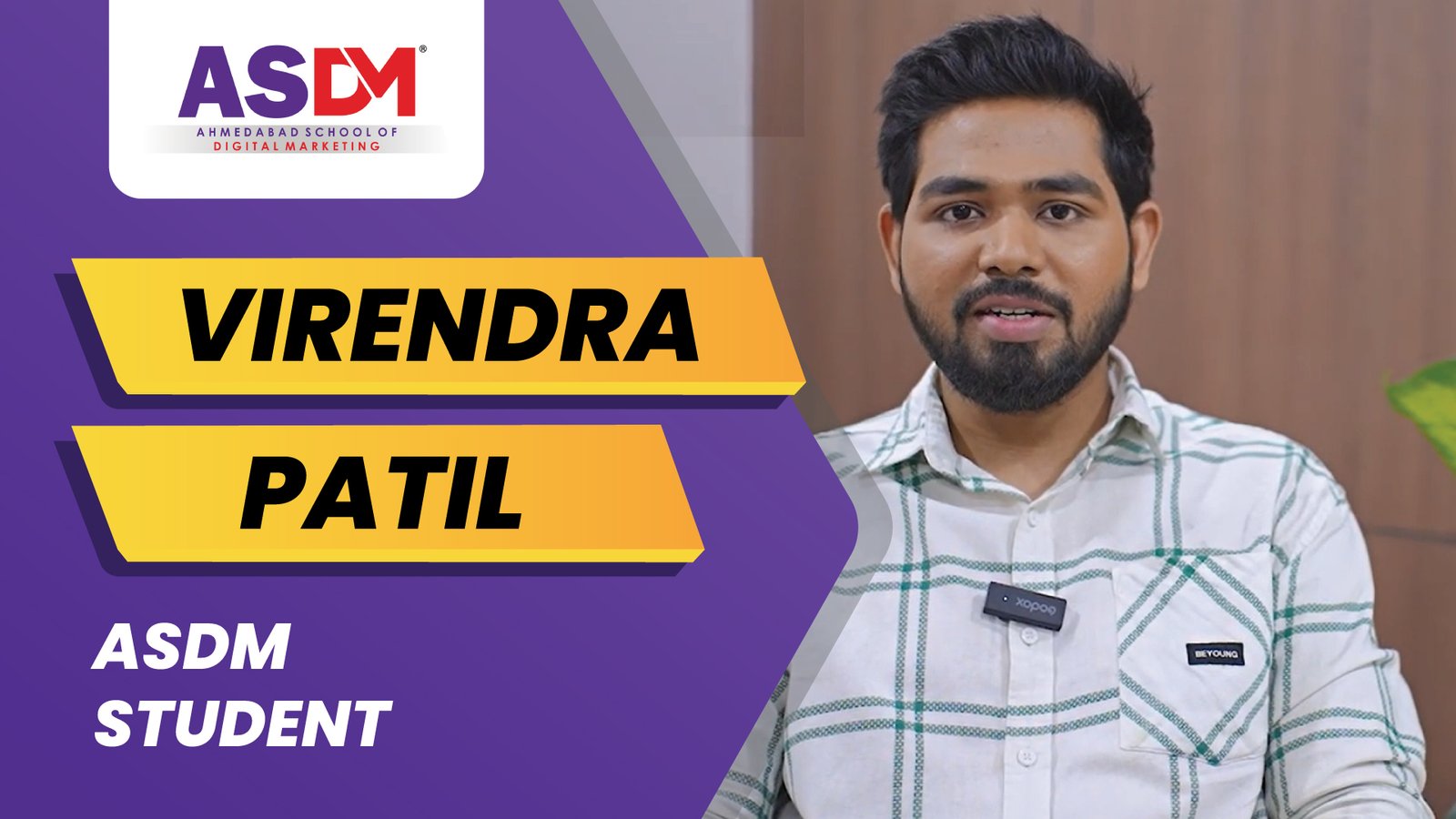 ASDM Ahmedabad Students Testimonial
