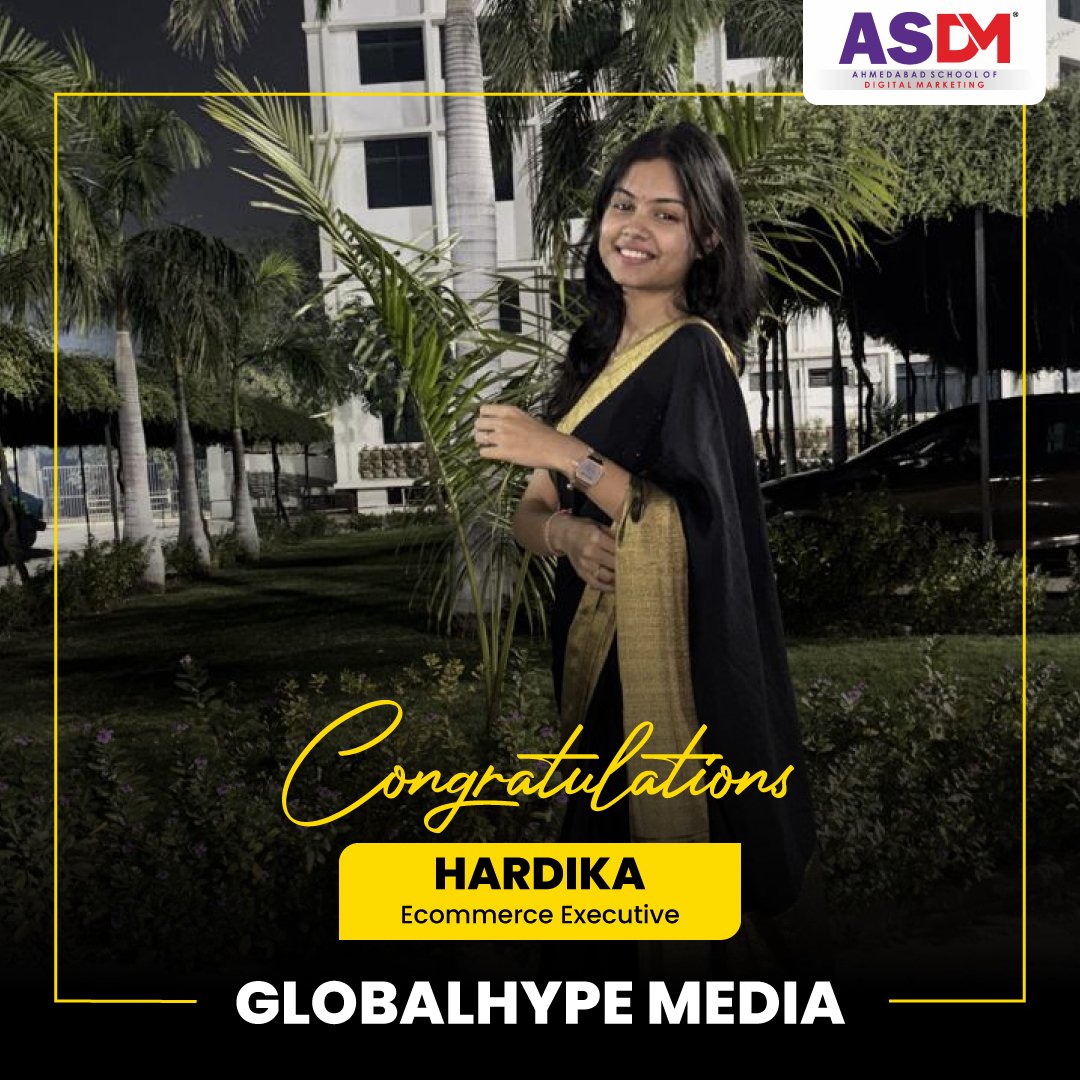 ASDM Ahmedabad student placement success