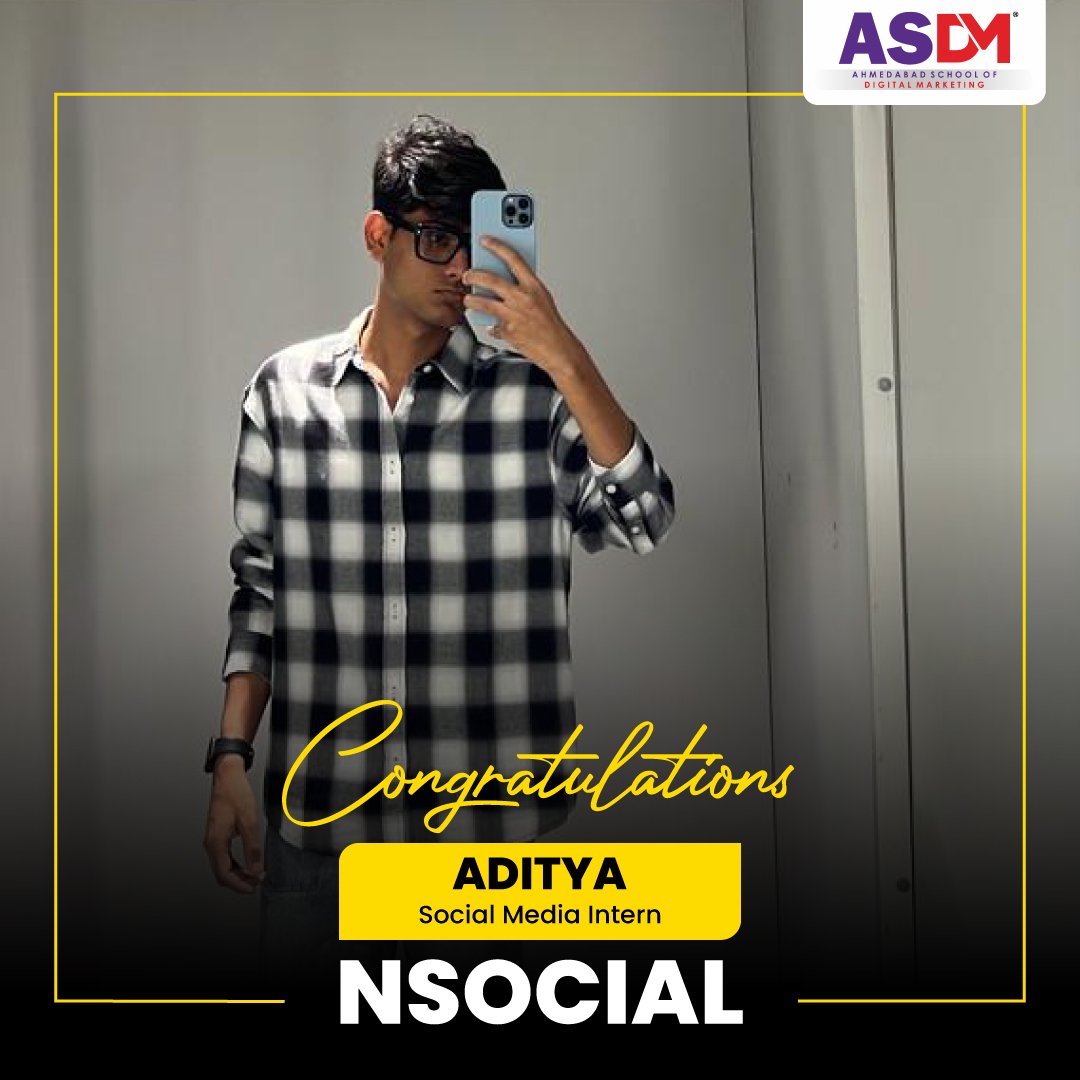 ASDM Ahmedabad student success story