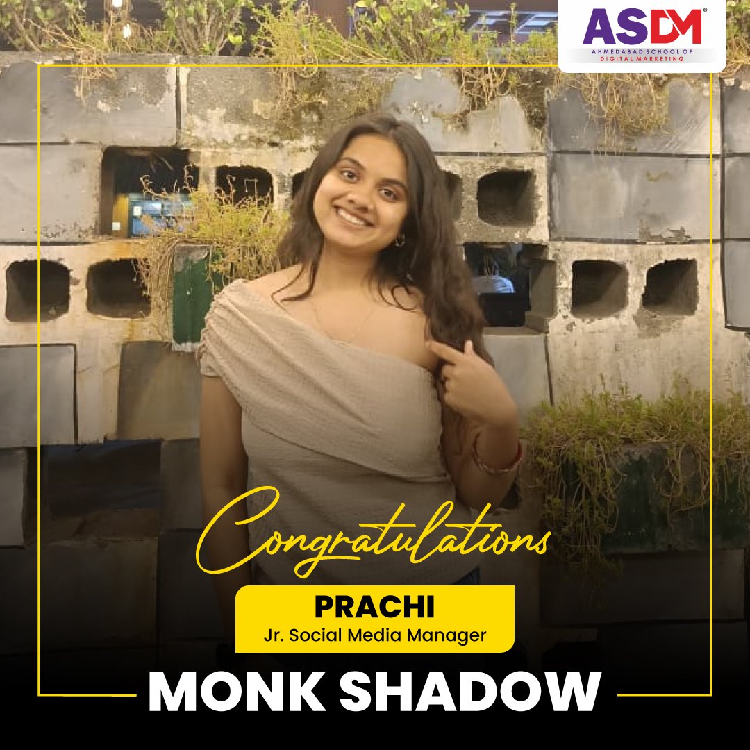 ASDM Ahmedabad placement cell student success