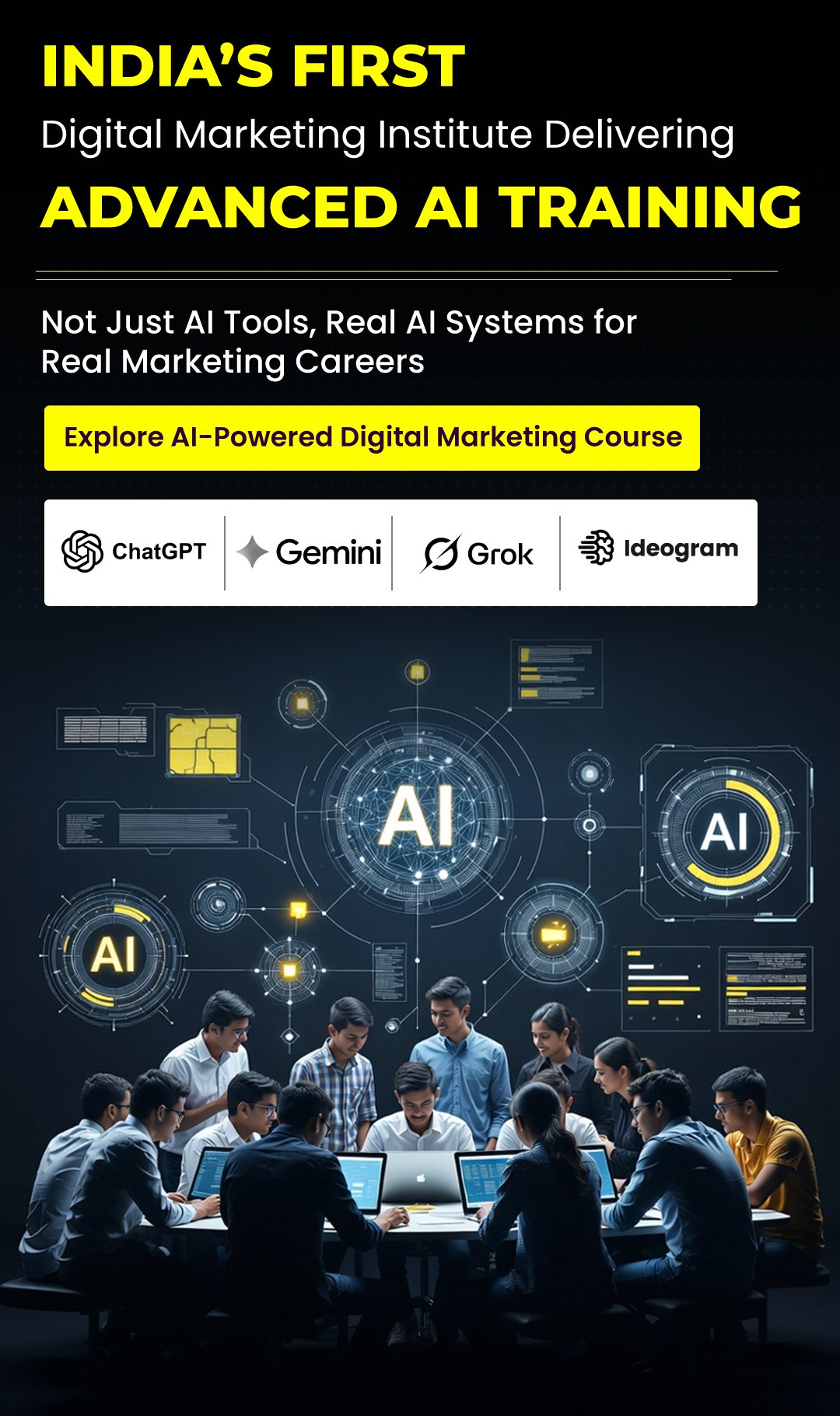 ASDM's Digital Marketing Course In Ahmedabad With AI and Practical Training
