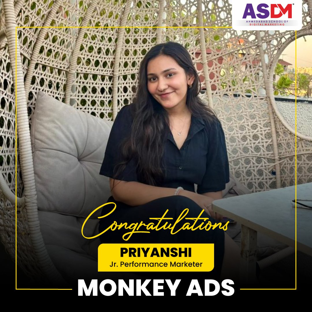 Student placement after digital marketing course at ASDM